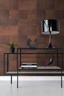 Origin tapet XXL kakelmotiv med läder look - brunt - Hemmavid.se