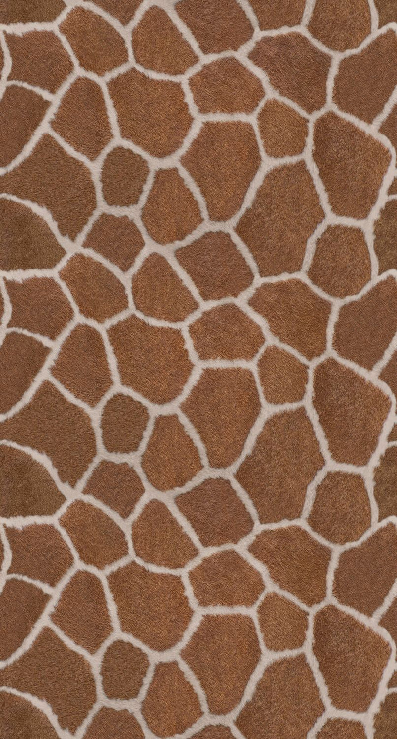 Origin fototapet giraff mönster - brunt - Hemmavid.se