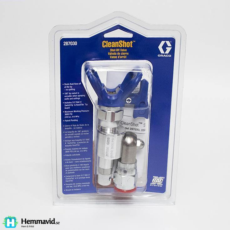 En bild på GRACO Cleanshotventil med Rac X på Hemmavid.se