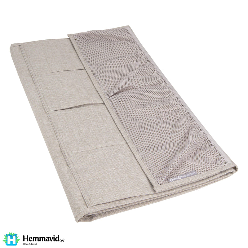 Bigso Hanging pocket organizer beige - Hemmavid