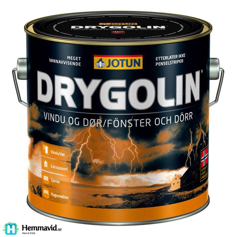 En bild på DRYGOLIN FÖNSTER & DÖRR  VIT, FÄRDIG KULÖR på Hemmavid.se