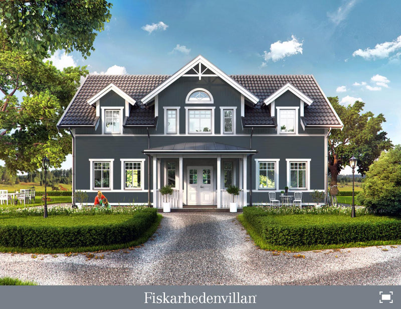 Fjällblå Träfasadfärg Jotun 730